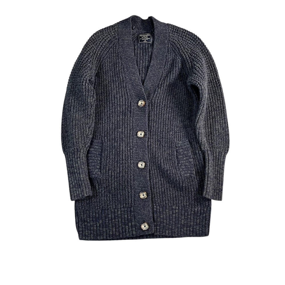 Abercrombie & Fitch‎ Women's Blue Button Front Sweater Cardigan Size XS